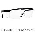 Clear protective work eyewear isolated on white Clear protective work eyewear isolated on white 143828089