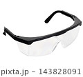 High angle view of protective safety glasses High angle view of protective safety glasses 143828091