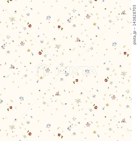 Cute assorted seamless patterns set with fruit animal and floral motifs Cute assorted seamless patterns set with fruit animal and floral motifs 143828703