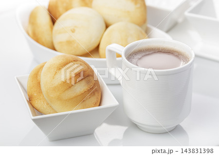 Delicious and nutritious almojabanas or pandebono 143831398