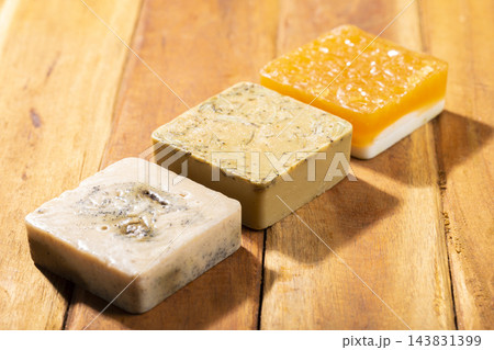 Handmade soap, made with natural skin care products Handmade soap, made with natural skin care products 143831399