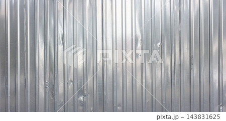 Corrugated metal sheet surface showing industrial texture Corrugated metal sheet surface showing industrial texture 143831625