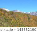 北アルプスと白馬の秋 143832190