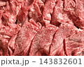 黒毛和牛の小間切れ肉 143832601