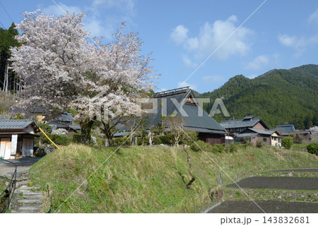 春の大原 里山の風景 京都市左京区 春の大原 里山の風景 京都市左京区 143832681