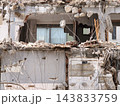 Demolished Urban Structure with War Zone Like Appearance.  143833759