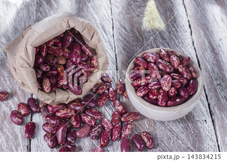 red bean and vegetable oil on wood red bean and vegetable oil on wood 143834215