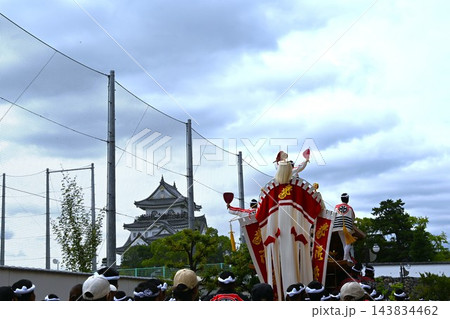 岸和田だんじりの宮入 大阪 岸和田だんじりの宮入 大阪 143834462