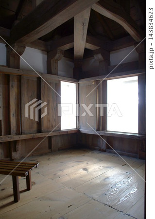 備中松山城天守閣(天守内部) 備中松山城天守閣(天守内部) 143834623