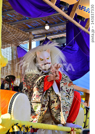 お狐さま 山車 川越祭り お狐さま 山車 川越祭り 143837330