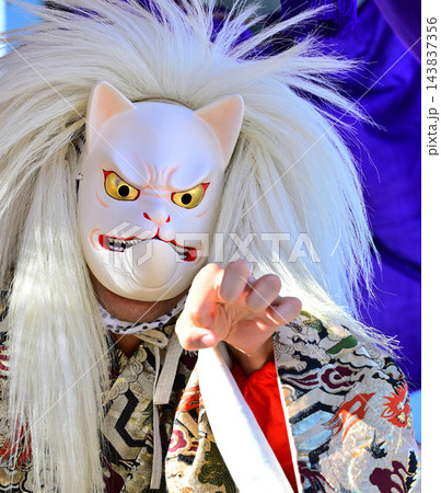 お狐さま 山車 川越祭り お狐さま 山車 川越祭り 143837356