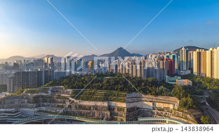 Hong Kong Oct 19 2026 Panoramic View Of East Kowloon Urban Mountainside Hong Kong Oct 19 2026 Panoramic View Of East Kowloon Urban Mountainside 143838964