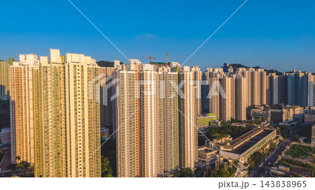 Hong Kong Oct 19 2026 High Density Residential Towers In Yau Tong 143838965