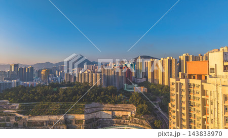 Hong Kong Oct 19 2026 Panoramic View Of East Kowloon Urban Mountainside Hong Kong Oct 19 2026 Panoramic View Of East Kowloon Urban Mountainside 143838970