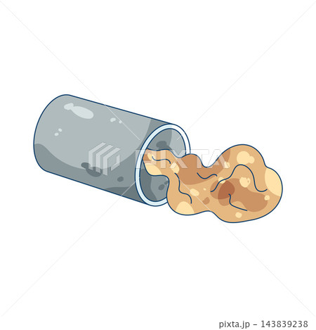Illustration of exhaust smoke 143839238