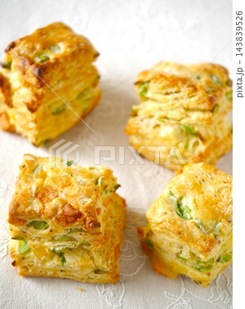 枝豆とチーズのスコーン 枝豆とチーズのスコーン 143839526