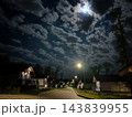 The night sky with the moon 143839955