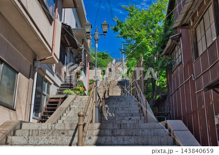 【鞆城跡展望広場】への石段 【鞆城跡展望広場】への石段 143840659
