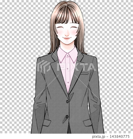 辦公室職員 A_suit_smiling 143840775