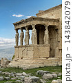 The Famous Porch of the Maidens Caryatids at the Erechtheion Temple in Athens 143842079