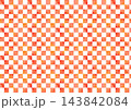 お正月用背景、年賀状用フレーム、水彩 市松模様　シームレスパターン　epsはスウォッチパレットにデー 143842084