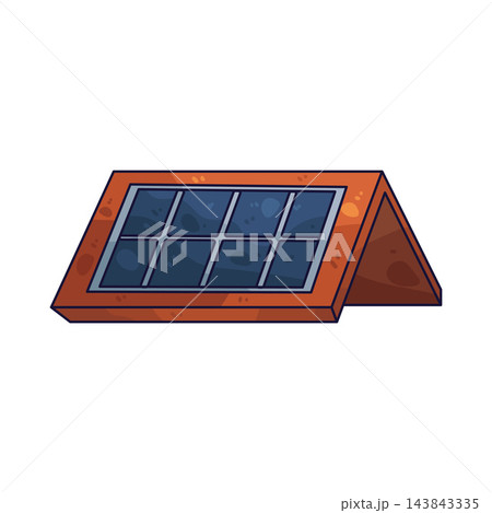 Illustration of Solar Roof Illustration of Solar Roof 143843335