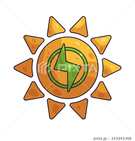 Illustration of Energy Sun Illustration of Energy Sun 143843366