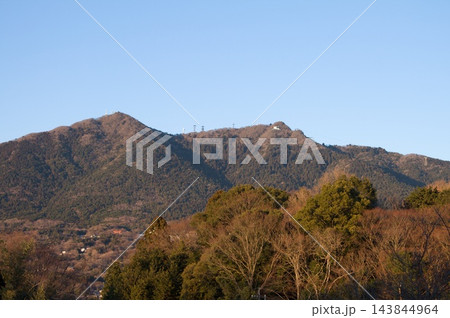 筑波山の稜線 筑波山の稜線 143844964
