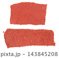 Red fabric swatches on clean white background 143845208