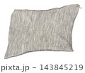 Close-up of a sophisticated grey fabric with a subtle, tactile texture 143845219