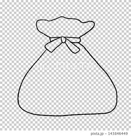 麻糬皮（一種日式甜點）的線條描插圖－關東煮（日式火鍋）的配料。 143846449