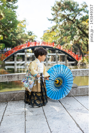 七五三 3歳男の子 143849357