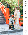 七五三 3歳男の子 親子 143849368