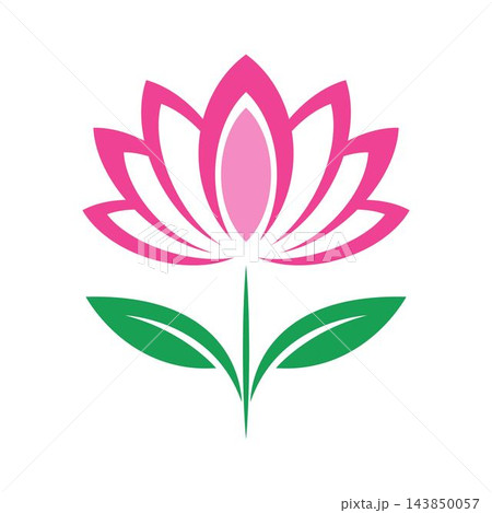 Lotus Logo Icon Design Lotus Logo Icon Design 143850057