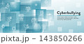Cyber Bullying Icon Set w Web Header Banner 143850266