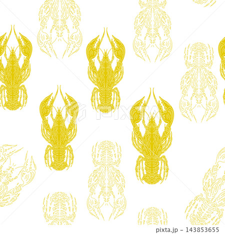 seamless pattern with stylized autumn leaves seamless pattern with stylized autumn leaves 143853655