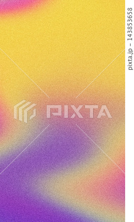 Abstract Yellow and purple grainy gradient - energetic branding and campaign background 143853658
