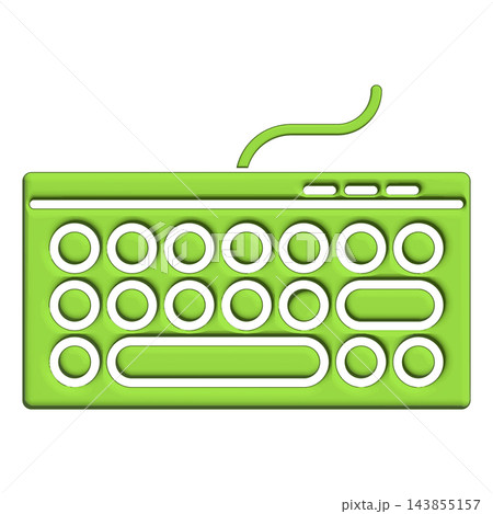 Keyboard icon design templateのイラスト素材 [143855157] - PIXTA
