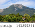 三島池から望む夏の伊吹山と青空3 143855241