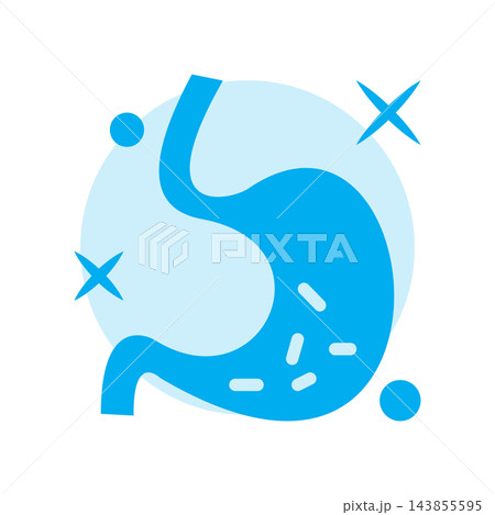 Stomach icon design template Stomach icon design template 143855595