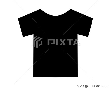 シンプルなTシャツのイラスト シンプルなTシャツのイラスト 143856390