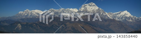 ダウラギリ山群(プーンヒルから撮影) ダウラギリ山群(プーンヒルから撮影) 143858440
