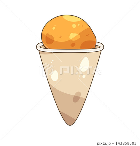 Illustration of snow cone 143859303