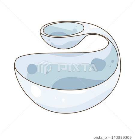 Illustration of scoop server Illustration of scoop server 143859309