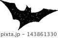 Bat Stamp Badge Grunge Style. Bat Illustration. Bat Stamp Style. Vector Illustration. Elements for design. Grunge Bat Textured Isolated on White Background. 143861330