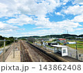 青空と線路 143862408