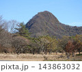 色好き始めた相馬山と青空 143863032