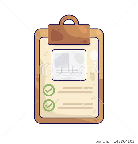 Illustration of News Checklist  143864103
