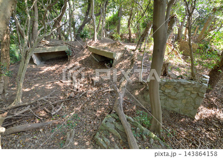 神戸市　摩耶山東山の三七一高地 高射砲陣地跡　太平洋戦争遺産 143864158