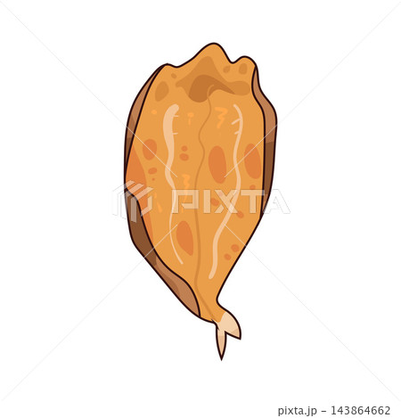 Illustration of Ikan Asin  143864662